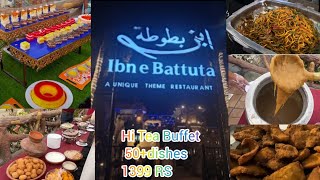 Ibne Battuta hi tea buffet  buffet review good yah bad  sasta buffet  cheap hi tea buffet 1399RS [upl. by Aicek]