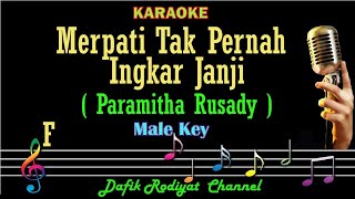 Merpati Tak Pernah Ingkar Janji Karaoke Paramitha Rusady Nada PriaCowok Male key F [upl. by Stanly478]