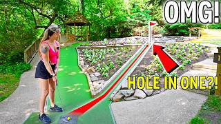 MindBlowing WORLD’S BIGGEST Mini Golf Course  TOP 10 COURSE [upl. by Ynnavoeg]