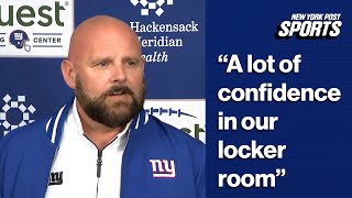 Brian Daboll reacts to Giants stars calling out Daniel Jones benching [upl. by Ettegdirb]