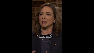 A bit of tension between Bret Baier and Kamala Harris SNL [upl. by Assiren]