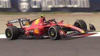 F1 Monza 2023 Friday Practices V6 Pure Sound Insane Speed Sparks amp More [upl. by Ebberta341]