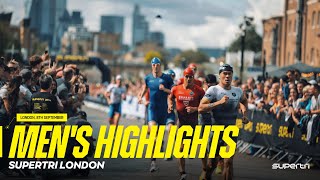 London Race Highlights  supertri Mens League [upl. by Qerat]