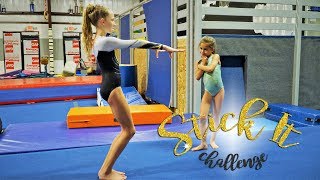 Gymnastics Stick It Challenge Kaia SGG [upl. by Annayt559]