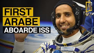 UAE Astronaut  Hazzaa alMansoori First Arab To Reach ISS [upl. by Ahseiuqal]