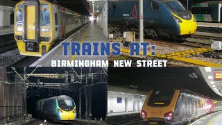 Trains at Birmingham New Street Station 1 of 5 [upl. by Ariay]