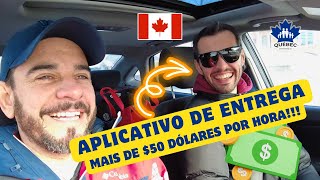 GANHANDO MAIS DE C 5000 POR HORA COM ENTREGAS 🇨🇦🍁 Como ele fez isso [upl. by Horvitz]