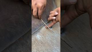 The easiest way of iron plate Level with welding work shortsvideo [upl. by Damita337]