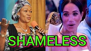 Nigeria’s First Lady DRAGS Meghan Markle [upl. by Merceer]