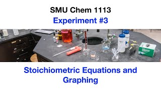 Experiment 3 Stoichiometric Equations and Graphing  SMU Chemistry [upl. by Iaj]