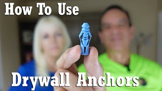 How To Use Drywall Anchors [upl. by Nagrom]