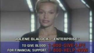 Jolene Blalock  Public service announcement  Star Trek [upl. by Nevah553]