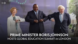 Prime Minister Boris Johnson hosts Global Education Summit 29 July 2021 [upl. by Ayim]