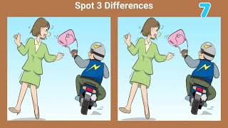 IQ test Part 3 ll Find difference l Test your Iq Power If you Can  👍 [upl. by Ytrebil]