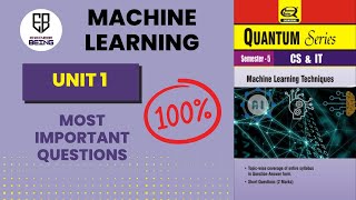 Unit 1 Part1  Machine Learning  Most important Questions of ML  Machine Learning AKTU [upl. by Oicapot292]