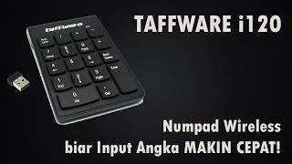 Alternatif buat Keyboard Laptop tanpa Numpad Taffware Numpad Wireless i120 [upl. by Filip]