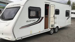 Sprite Quattro FB 2010 six berth twin axle touring caravan for sale at North Western Caravans [upl. by Aneral]