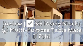 Review ✅SG Ready Stock 🔥 MultiPurpose Table Mate II Foldable and Adjustable Laptop Table  Fold [upl. by Fisken]