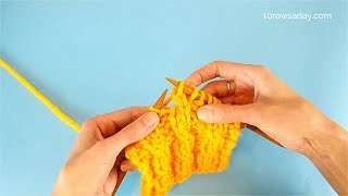 Two Ways to Knit TwoStitch Cables [upl. by Gambrell]