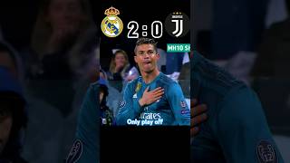 juventus vs real madrid 03 match highlights shorts football ronaldo youtube worldcup [upl. by Jablon]