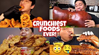 Mukbangers Eating The MOST CRUNCHIEST Foods EVER😳😱🤯 [upl. by Bealle]