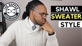 How to Style Mens Shawl Collared Sweaters [upl. by Caplan]