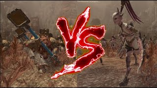 Hammerers Grudge Settlers VS Exalted Daemonettes of Slaanesh Total War Warhammer 3 [upl. by Cosette]