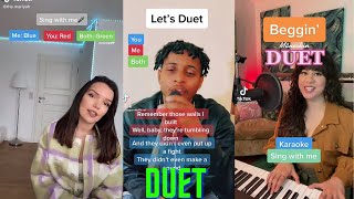 Sing With Me  Duet TikTok Music Challenge 🎶 [upl. by Rodablas]