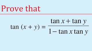 Prove that tanxytanxtany1tanxtany [upl. by Aselehc]