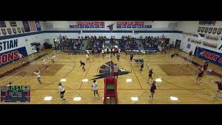 Park Christian High School vs Pelican Rapids MN Womens JV Volleyball [upl. by Sharman]