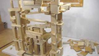 Marble run toy blocks [upl. by Ellak]