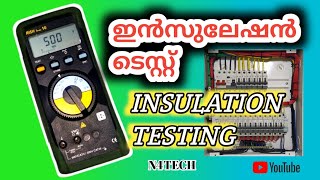 Megger testing MalayalamInsulation testN4Tech [upl. by Ylrehc691]