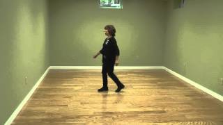 Linedance Lesson Rockin The Wagon Wheel choreo Jamie Marshall [upl. by Horwath]