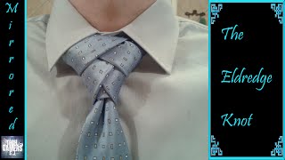 Mirrored Tutorial nodi cravattetie knot Eldredge Knot 2 [upl. by Brant]