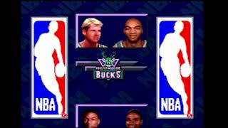 NBA Jam  Start Up  Super Nintendo  SNES [upl. by Mcclees]