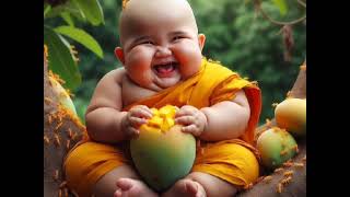 monk baby funny video 📸📸 monk baby cute beutifull motivation monkey [upl. by Walford]