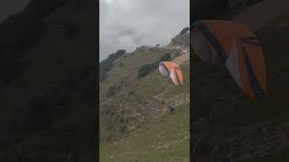 Paragliding in bir billing mountains paragliding fly adventure subscribe youtube shots [upl. by Klatt]