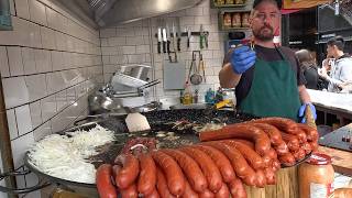 London Street Food Market at Camden Town Market [upl. by Skiba453]