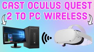 How to Cast Oculus QuestQuest 2 Gameplay  PC or Laptop [upl. by Sualokin]