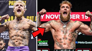 Jake Paul INSANE Transformation For Mike Tyson Fight [upl. by Ahsyt]