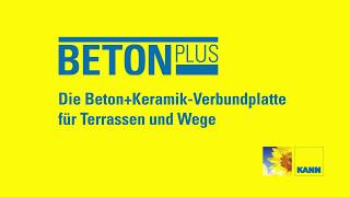 Verlegung Terrassenplatten  BETONPLUS – BetonKeramikVerbundplatte [upl. by Llatsyrc]