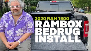 Installing a full BedRug on a 2020 Ram 1500 with Rambox Storage [upl. by Felix630]