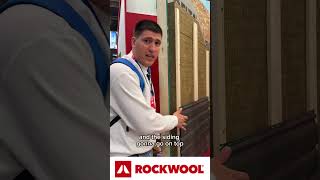 Rockwool Insulation construction [upl. by Akienahs]