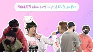 Namjin moments in PTD Dvd so far bts namjin jin rm [upl. by Hedgcock]