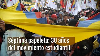 Conversatorio Séptima papeleta 30 años del movimiento estudiantil [upl. by Eivla]