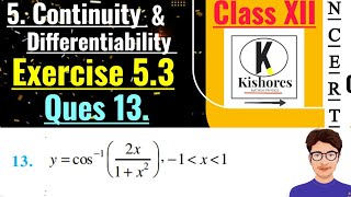 Exercise 53 Q13 Class 12 Maths  maths differentiation [upl. by Rex]