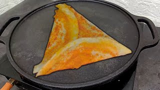 cast iron k tawe par banao super duper crispy dosa 💃dosa on cast iron tawa [upl. by Annunciata732]