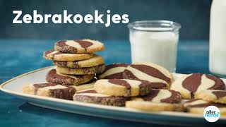 Koekjes bakken zebrakoekjes  Allerhande [upl. by Aicener]