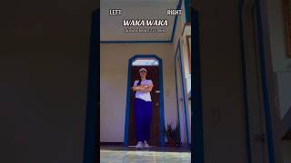 WAKA WAKA dance tutorial TikTok slowed amp mirrored shorts [upl. by Anilok136]