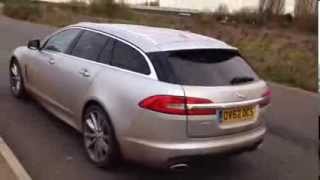 2013 Jaguar XF Sportbrake V6 S review [upl. by Mcgill828]